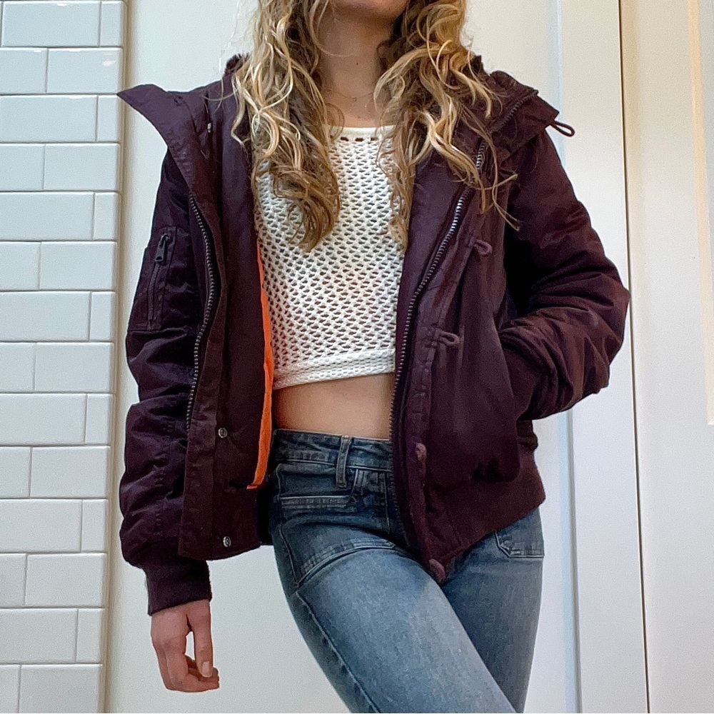 Purple Bomber Jacket